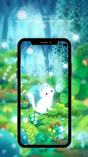 Скриншот 8 — Cute Kawaii Wallpaper HD