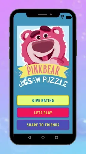 Скриншот 1 — Cute Pink Bear Jigsaw Puzzle