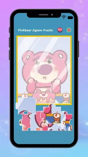 Скриншот 5 — Cute Pink Bear Jigsaw Puzzle