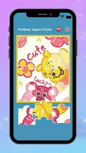Скриншот 6 — Cute Pink Bear Jigsaw Puzzle