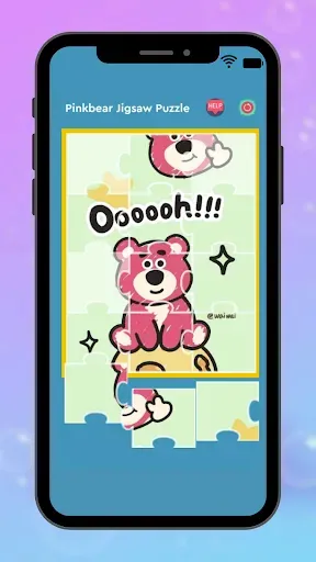 Скриншот 8 — Cute Pink Bear Jigsaw Puzzle