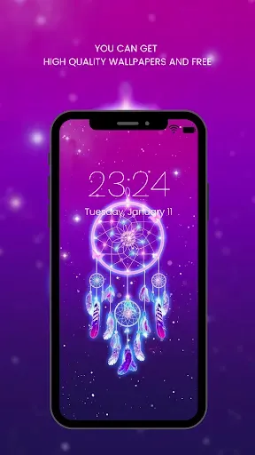 Скриншот 3 — Purple Wallpaper