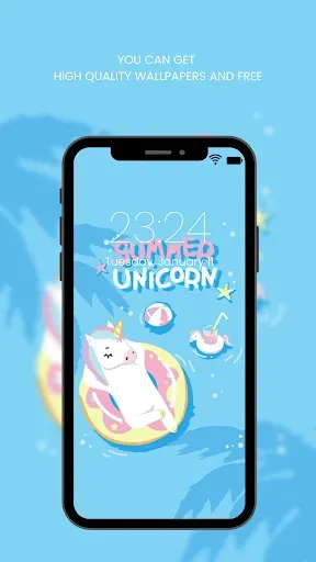 Скриншот 1 — Unicorn Wallpaper HD