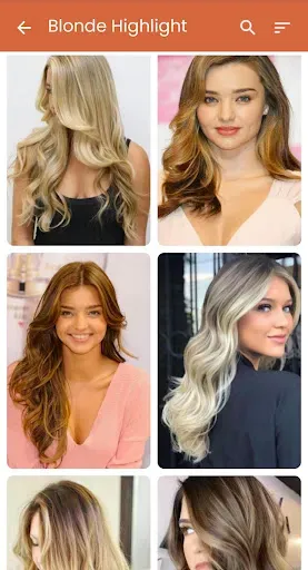 Скриншот 2 — Hair highlights color app