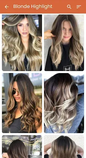 Скриншот 4 — Hair highlights color app