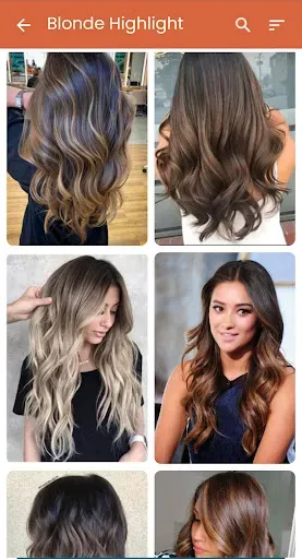 Скриншот 6 — Hair highlights color app