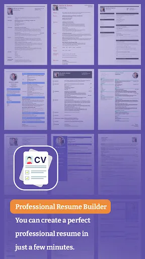 Скриншот 1 — Professional Resume Builder