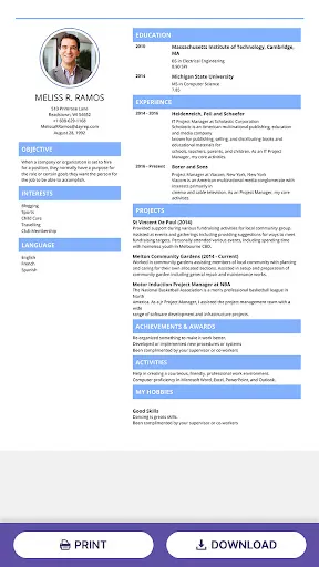 Скриншот 7 — Professional Resume Builder