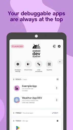 Скриншот 2 — android dev launcher