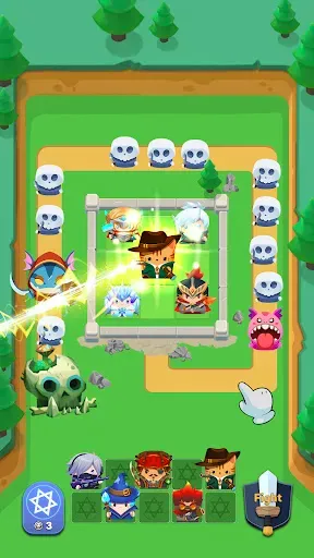 Скриншот 1 — Cube Defender: Казуальная TD