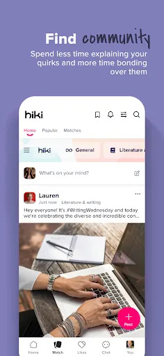 Скриншот 3 — Hiki: Autism ADHD & ND Dating