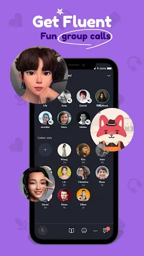 Скриншот 1 — Hilokal - AI Language Learning