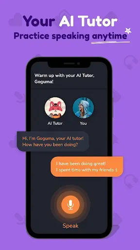Скриншот 2 — Hilokal - AI Language Learning