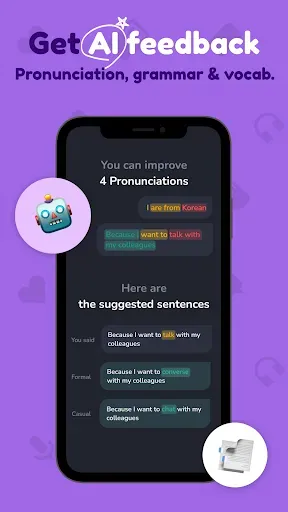 Скриншот 4 — Hilokal - AI Language Learning