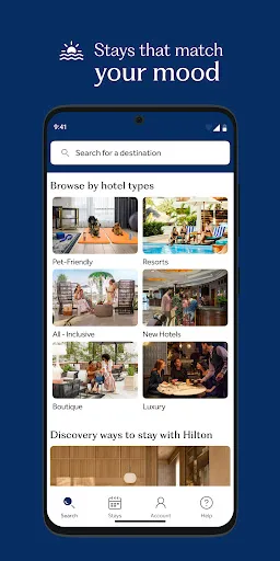 Скриншот 2 — Hilton Honors: Book Hotels