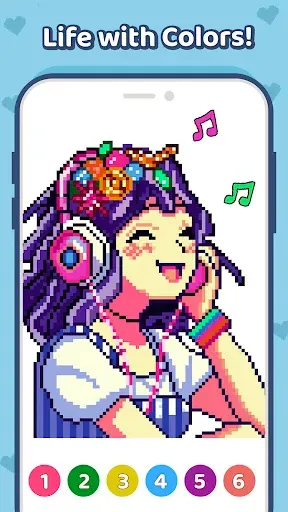 Скриншот 4 — Pixel Breeze Color By Number