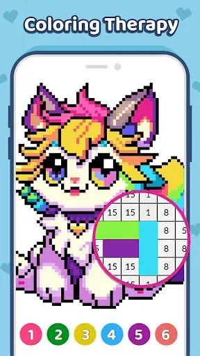 Скриншот 6 — Pixel Breeze Color By Number