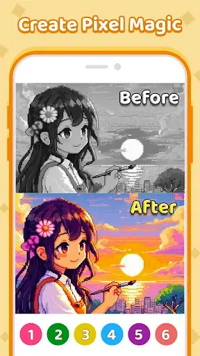 Скриншот 7 — Pixel Breeze Color By Number