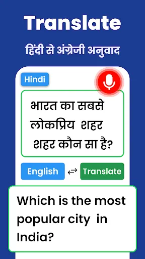 Скриншот 4 — Speak Hindi Translate English