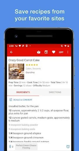 Скриншот 2 — Paprika Recipe Manager 3
