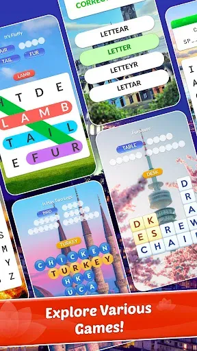 Скриншот 4 — Word Town: Word Search Puzzles