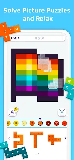 Скриншот 1 — Blockin’ Art - Block Puzzle