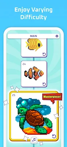 Скриншот 4 — Blockin’ Art - Block Puzzle