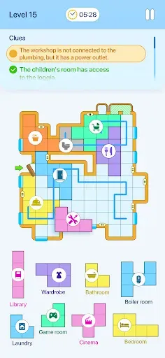 Скриншот 3 — Room Logic - Puzzle Game