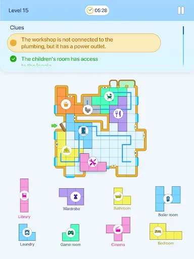 Скриншот 8 — Room Logic - Puzzle Game