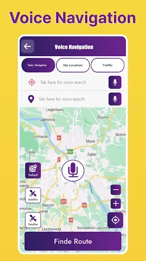 Скриншот 3 — GPS навигатор, карта русский