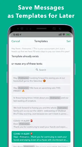 Скриншот 4 — Hit Em Up: Mass Text Bulk SMS