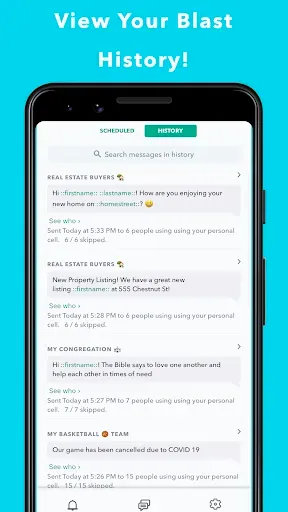 Скриншот 7 — Hit Em Up: Mass Text Bulk SMS