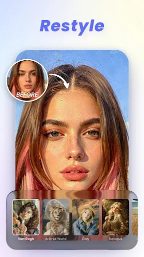 Скриншот 4 — VikPea：AI Video Enhancer&Maker