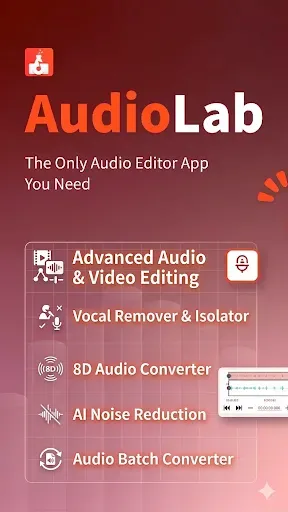 Скриншот 1 — AudioLab Audio Cutter & Editor