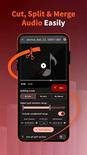 Скриншот 3 — AudioLab Audio Cutter & Editor