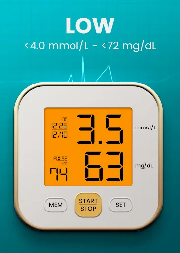 Скриншот 4 — Blood Sugar - Diabetic Checker