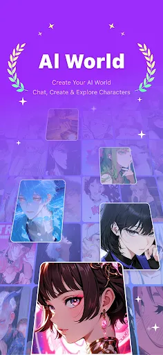 Скриншот 2 — HiWaifu: ИИ-друг и хаб Waifu