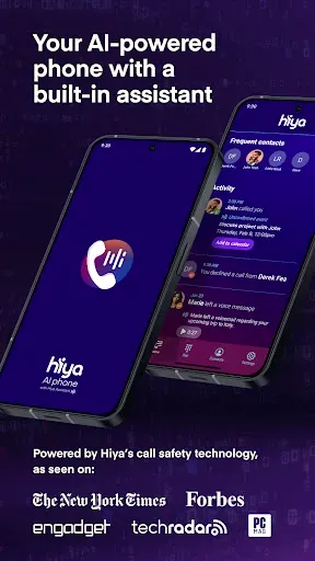 Скриншот 1 — Hiya AI Phone & Call Assistant