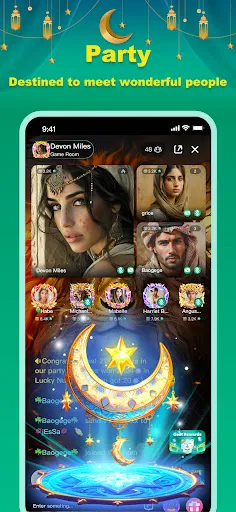 Скриншот 4 — Gemgala - Party & Chat & Games