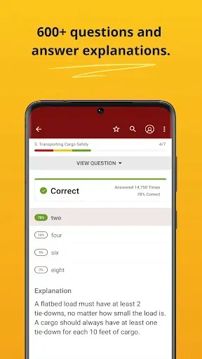 Скриншот 3 — Official CDL Test Prep: Iowa