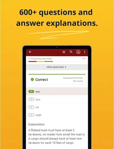 Скриншот 8 — Official CDL Test Prep: Iowa