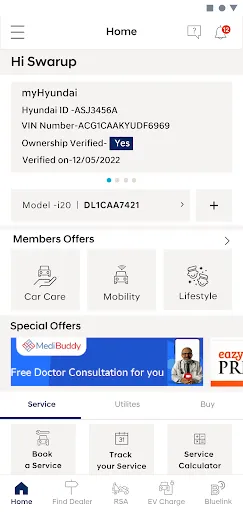 Скриншот 7 — myHyundai (India)