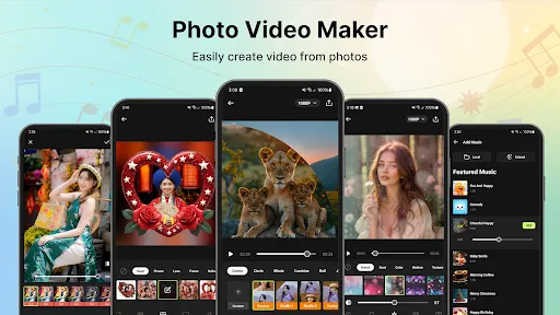 Скриншот 1 — Video Maker with Music & Photo