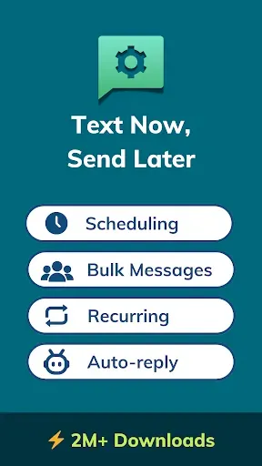 Скриншот 1 — Auto Text - Schedule Messages