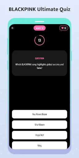 Скриншот 5 — BLACKPINK Ultimate Quiz