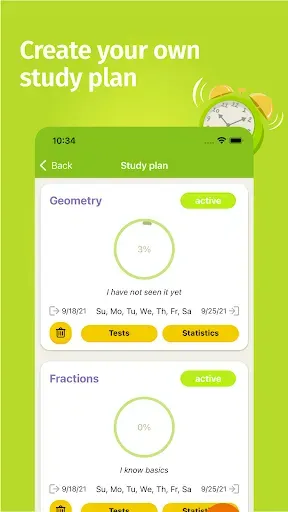 Скриншот 6 — Math Tests: learn mathematics