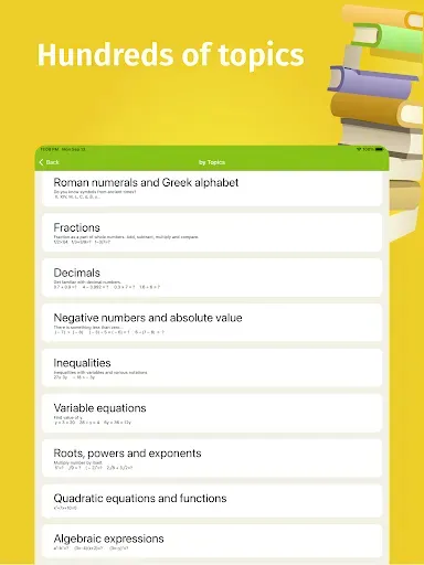 Скриншот 8 — Math Tests: learn mathematics