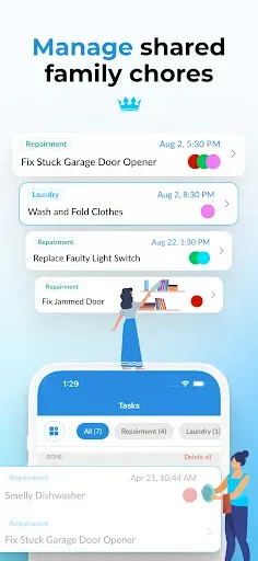 Скриншот 1 — Chores Tracker: Homanager