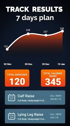 Скриншот 5 — Home Workout - Daily Workout