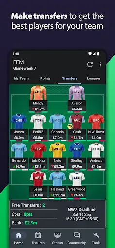 Скриншот 2 — Fantasy Football Manager Pro